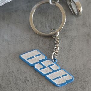 BSB Keychain with Blue and White Charm